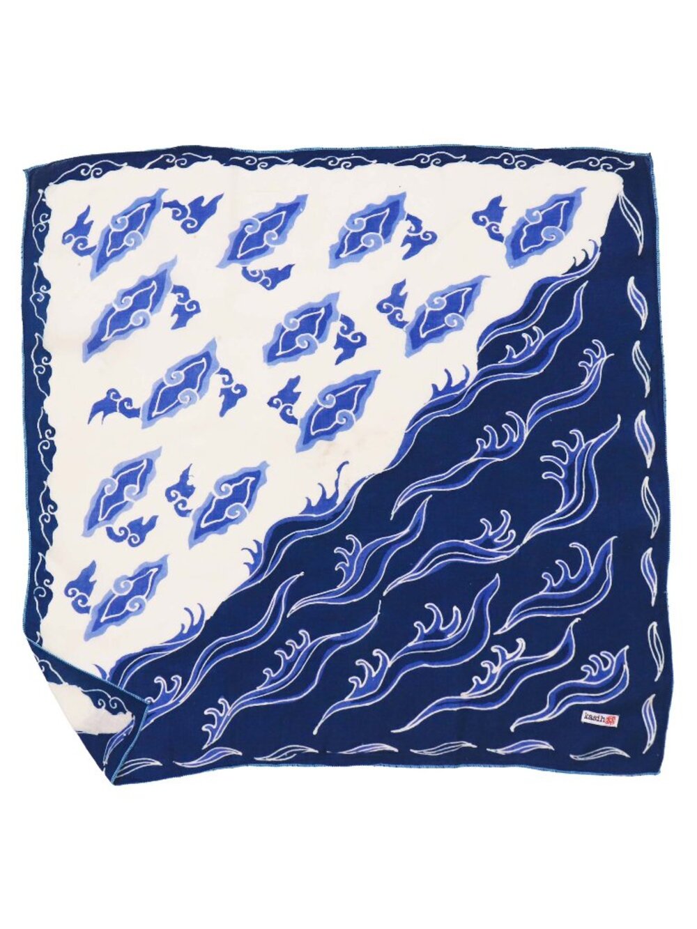 Batik Tulis Bandana, Floating on Water, Hand Drawn